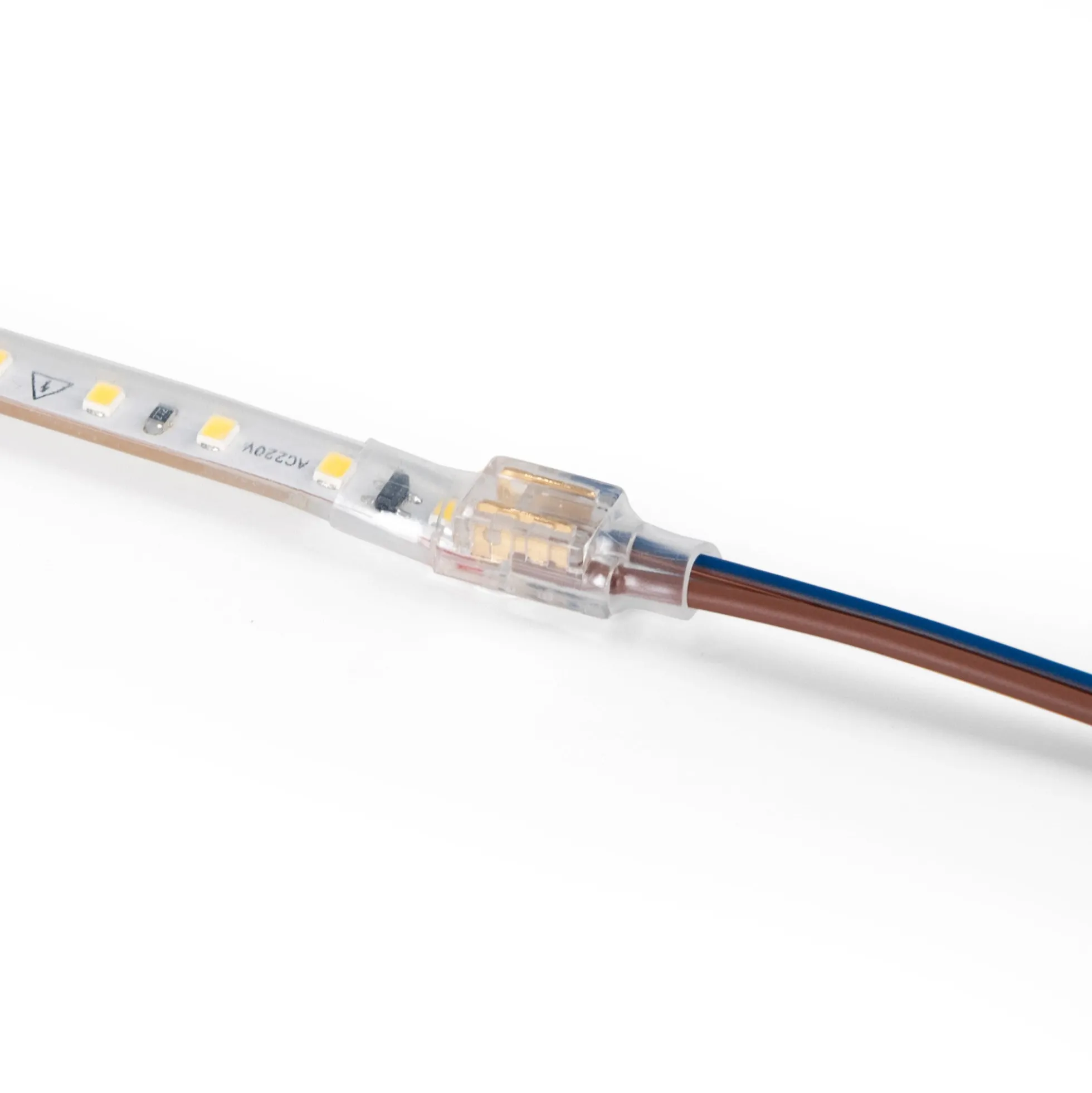 Conector de inicio + Tapón final para tira LED - 6,5mm - IP44