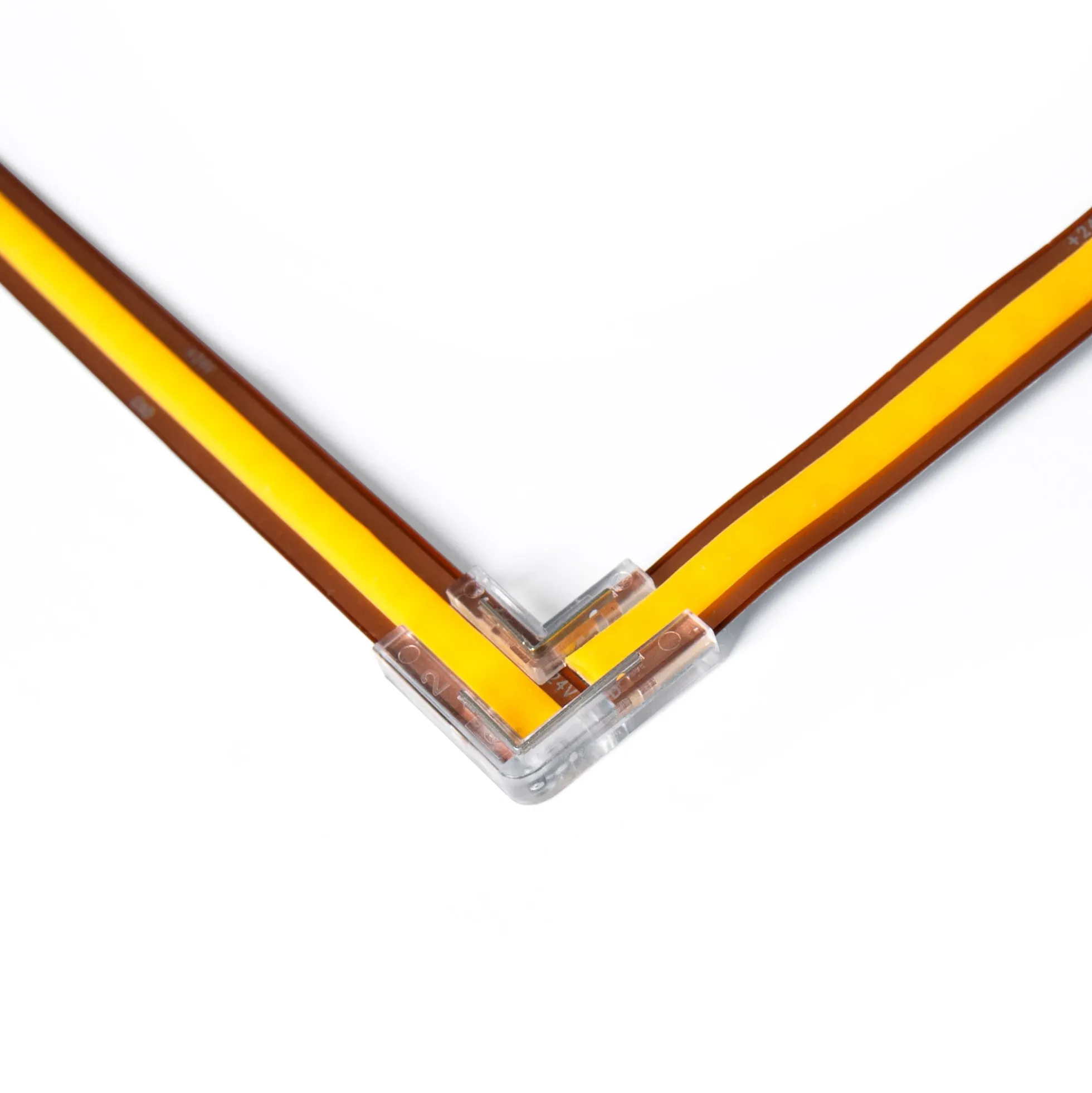 Conector en "L" para tira LED COB monocolor - 8mm - IP20