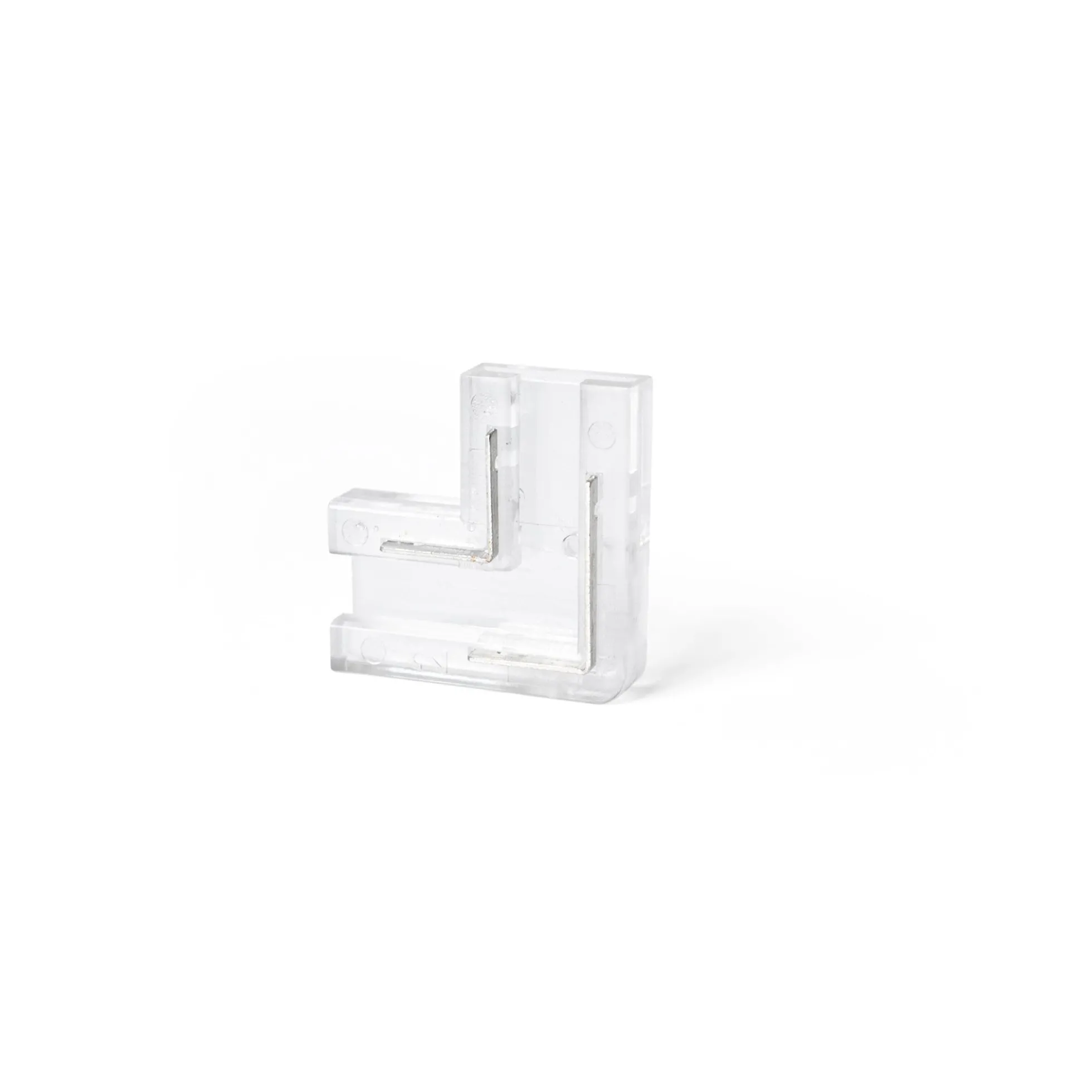 Conector en "L" para tira LED COB monocolor - 8mm - IP20