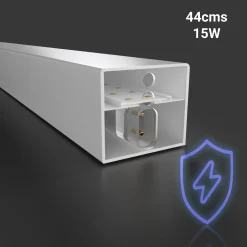 Conector en V para hexágono - 120° - 4 cm