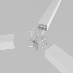 Conector en Y para hexágono - 4 cm