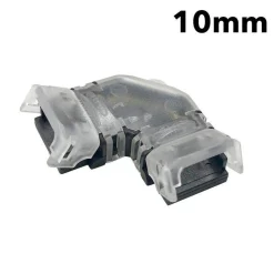 Conector esquina en "L" tira LED COB monocolor 12V / 24V- 2 pines - Tira 10mm