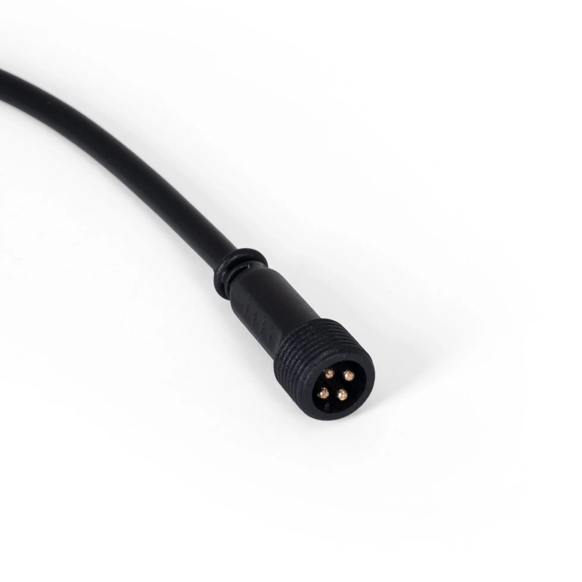 Conector estanco hembra para balizas RGB - 4 pines - 20 cm
