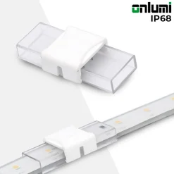 Conector estanco tira LED 10mm - tira a tira - IP68