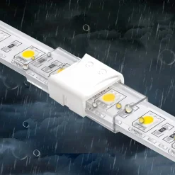 Conector estanco tira LED 10mm - tira a tira - IP68