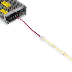 Conector Hippo monocolor COB Tira a fuente - PCB 10mm - 2 pines - IP20 - Máx. 24V