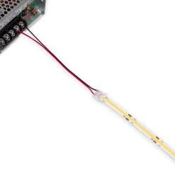 Conector Hippo monocolor COB Tira a fuente - PCB 10mm - 2 pines - IP20 - Máx. 24V