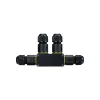 Conector impermeable en F - 3P - IP68 - 0,5-2,5mm² - 24A - T105