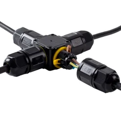 Conector impermeable en X - 3P - IP68 - 0,5-2,5mm² - 24A - T105
