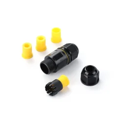 Conector impermeable mini - 3P - IP68 - 0,5-2,5mm² - 24A - T105