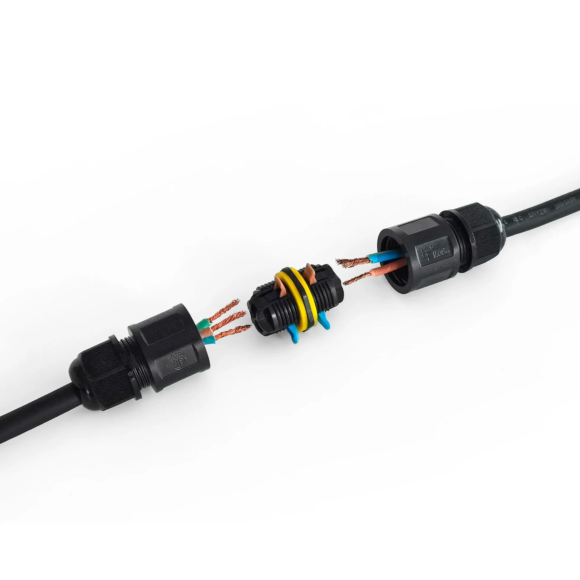 Conector impermeable 3P - M20 - IP68 - 0.5 - 2.5mm²