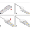 Conector inicio tira a cable RGB PCB 10mm IP68