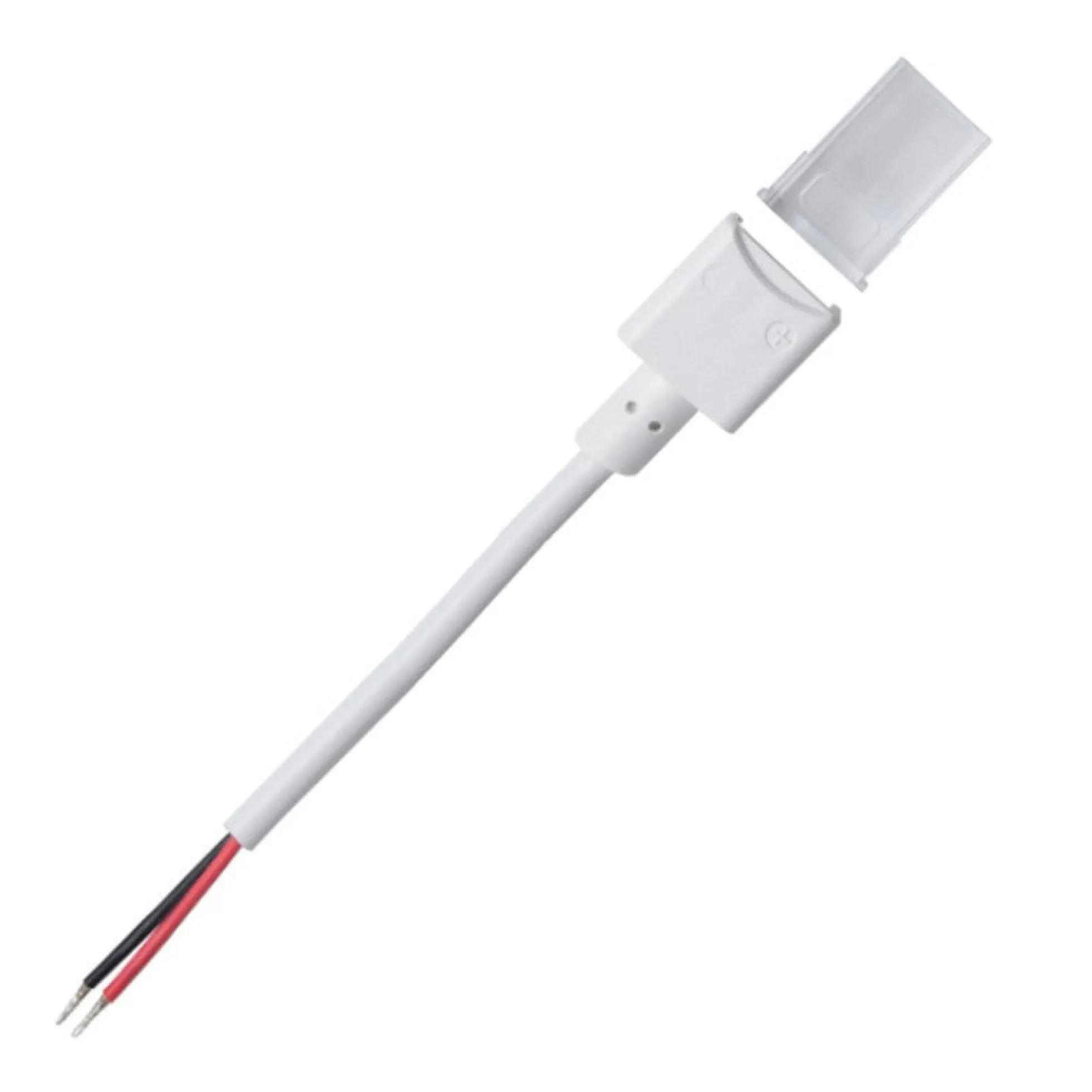 Conector inicio tira LED estanco 10mm - 2 pines - IP68