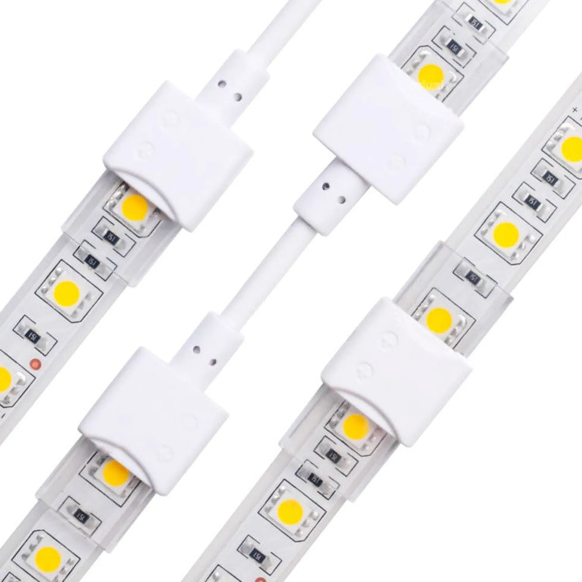 Conector inicio tira LED estanco 10mm - 2 pines - IP68