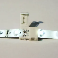 Conector para tiras LED 12V monocolor 8mm directo sin cable