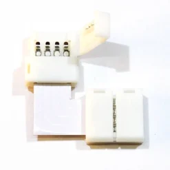 Conector para Tiras LED 12V RGB 10mm para esquinas 90º