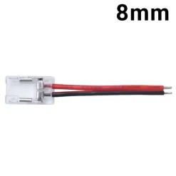 Conector rápido para inicio de tiras LED COB monocolor de 8mm