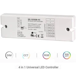 Controlador Bluetooth 12-24V monocolor + CCT + RGBW + RGBCCT  4 en 1 - SUNRICHER