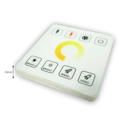 Controlador CCT blanco dual para tiras LED con panel táctil RF - 5-24V/DC