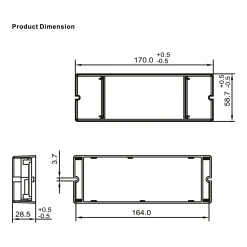 Controlador DALI DT6/DT8 NFC - 5 canales - MONO / CCT / RGB / RGBW / RGB+CCT - 12-48V