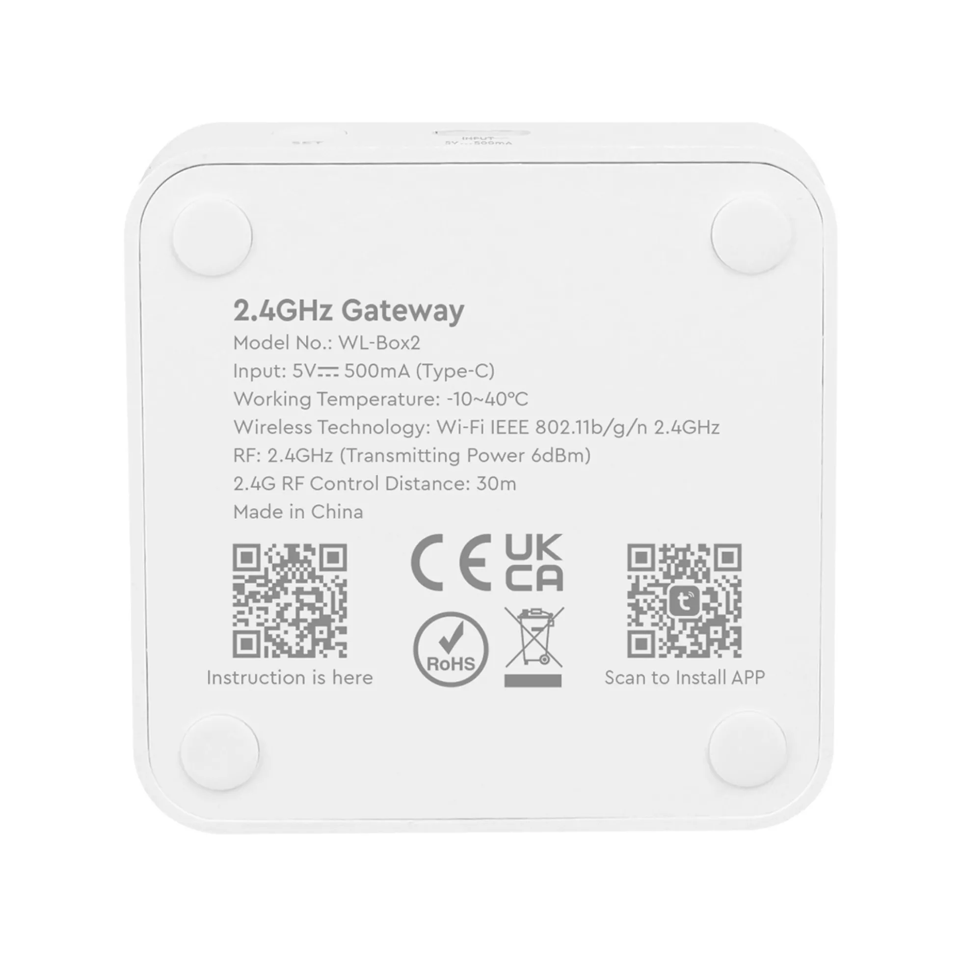 Controlador gateway WIFI Mi Light - 2.4GHz - WL-BOX2