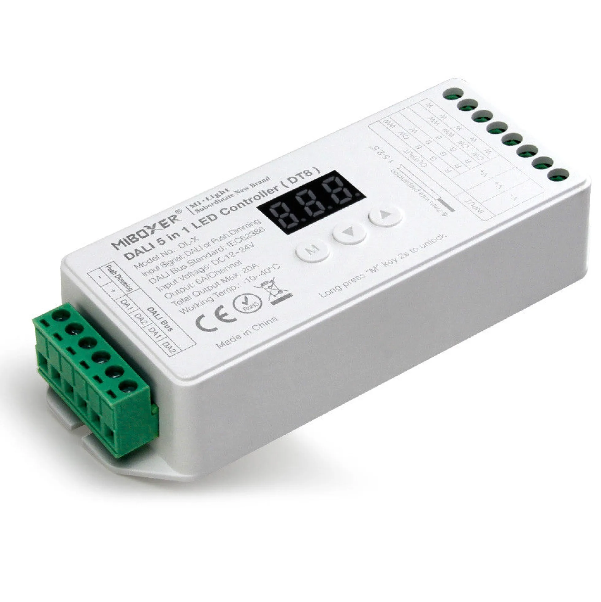 Controlador LED DALI (DT8) 5 en 1 - 12-24V DC