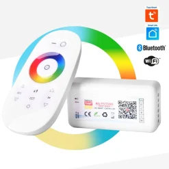 Controlador LED RBG+CCT SMART WIFI con mando a distancia - 12-24V DC - 5 canales