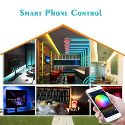 Controlador LED WIFI RGBW 12/24V 4 canales 4A/CH