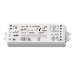 Controlador Monocolor/CCT/RGB/RGBW/RGB+CCT - Compacto - 12-24V DC - WiFi+RF - TUYA - Skydance