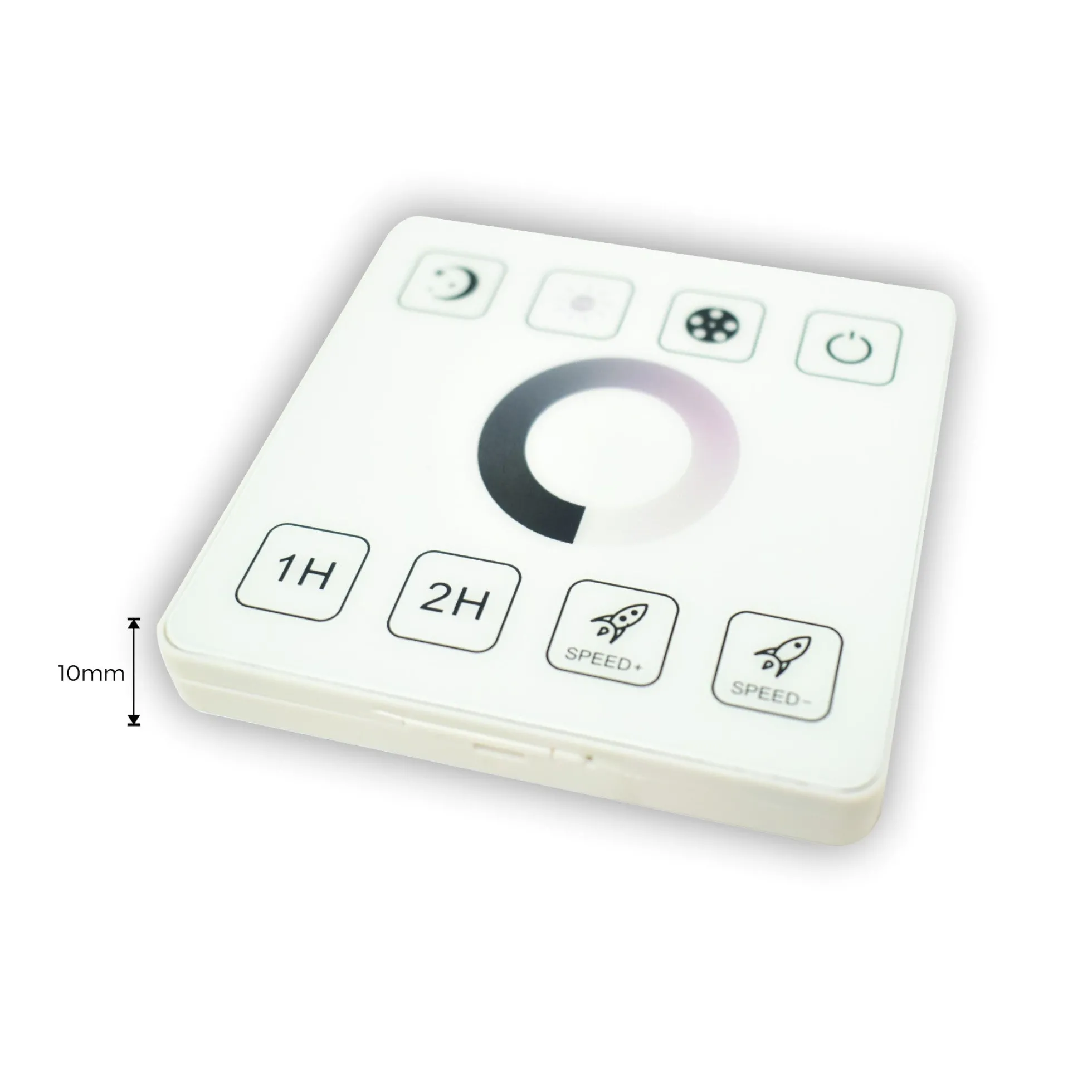 Controlador MONOCOLOR para tiras LED con panel táctil RF - 5-24V/DC