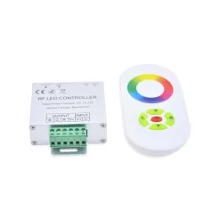 Controlador RGB 18A (6a/canal) 12/24V DC mando círculo RGB