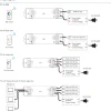 Controlador RGB / CCT / Monocolor 12-48V DC - 18A (6A/canal) - RF 2.4G - PUSH dimmer - Skydance