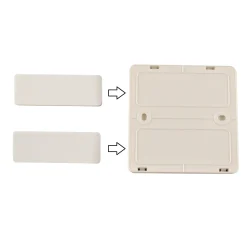 Controlador RGB para tiras LED con panel táctil RF - 5-24V/DC