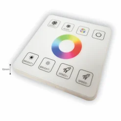 Controlador RGBW para tiras LED con panel táctil RF - 5-24V/DC
