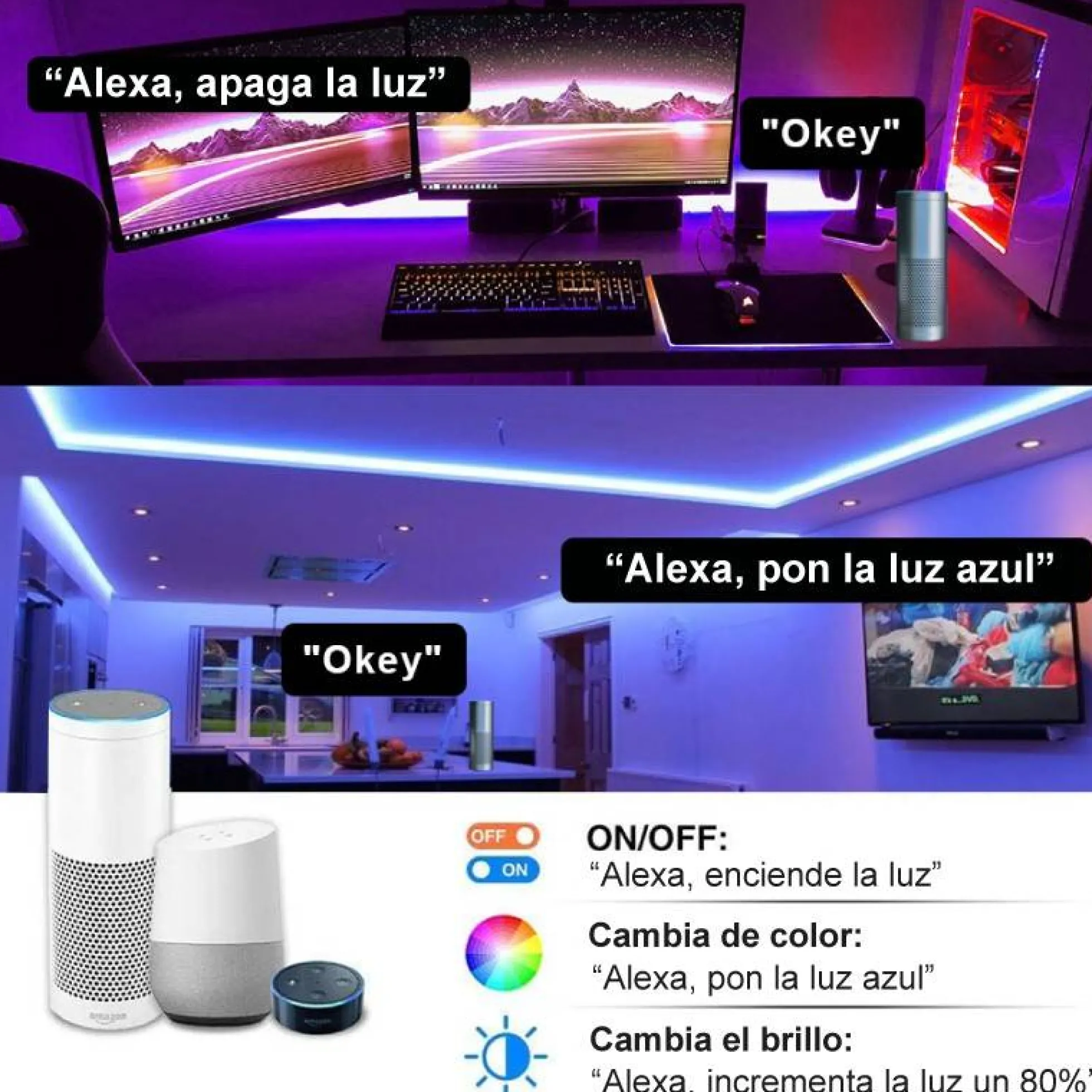 Controlador SMART+ WIFI CCT 12/24V 2 canales 10A