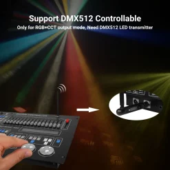 Controlador tira LED 3 en 1- RGB / RGBW / RGB + CCT - 12/24V DC - 2.4GHz - Mi Boxer - E3-RF