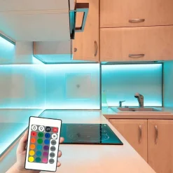 Controlador Tira LED RGB 2 Amp por canal, Control Remoto IR 24 Teclas