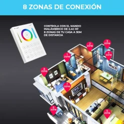 Control Remoto 8 Zonas RGB+CCT | Mi Light