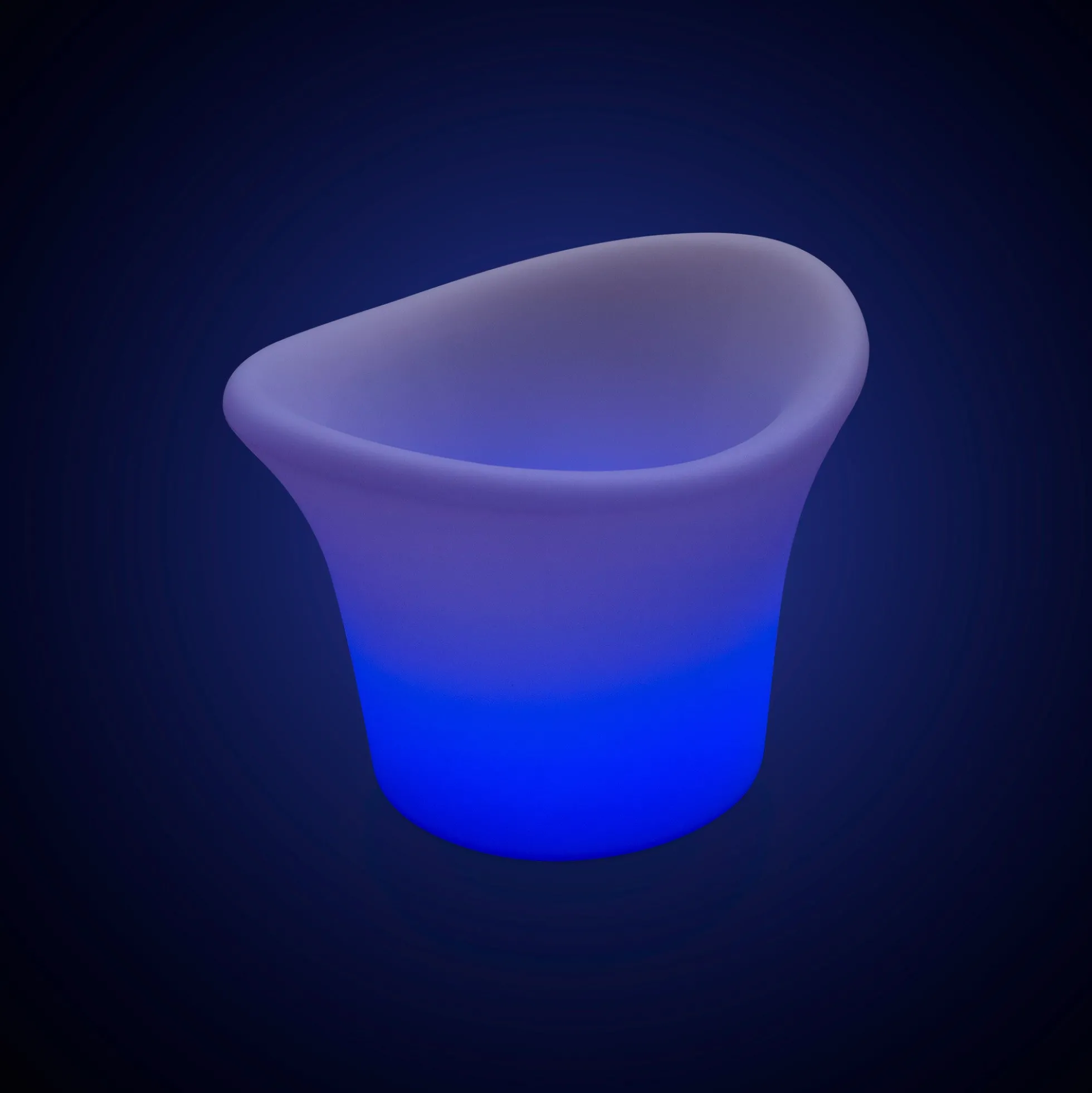 Cubitera LED RGBW - 6W - Ø 38 cm - Recargable