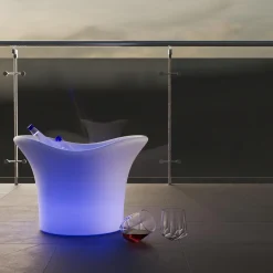 Cubitera LED RGBW - 6W - Ø 38 cm - Recargable