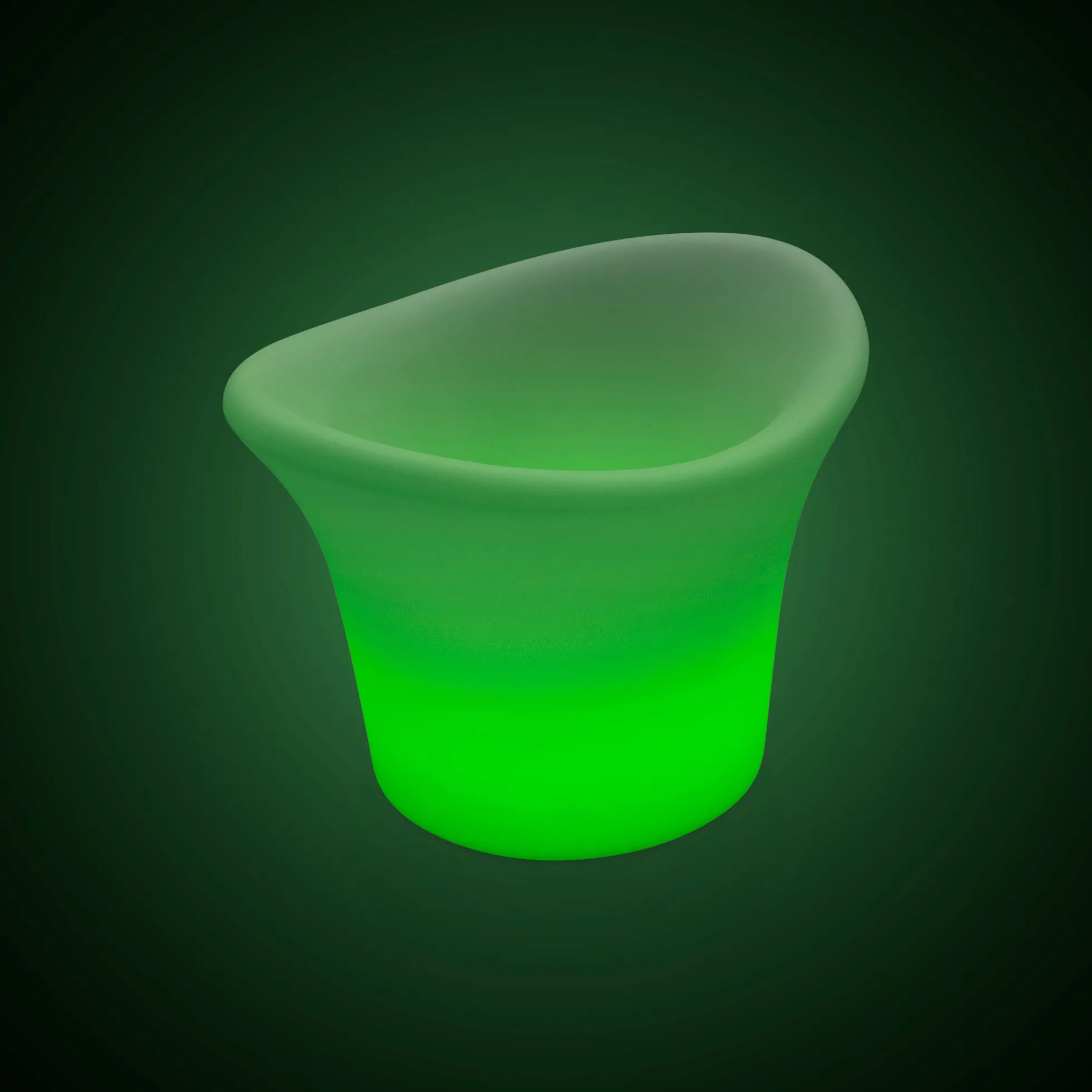 Cubitera LED RGBW - 6W - Ø 38 cm - Recargable