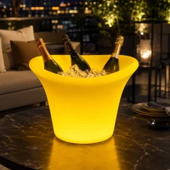 Cubitera LED RGBW - 6W - Ø 38 cm - Recargable