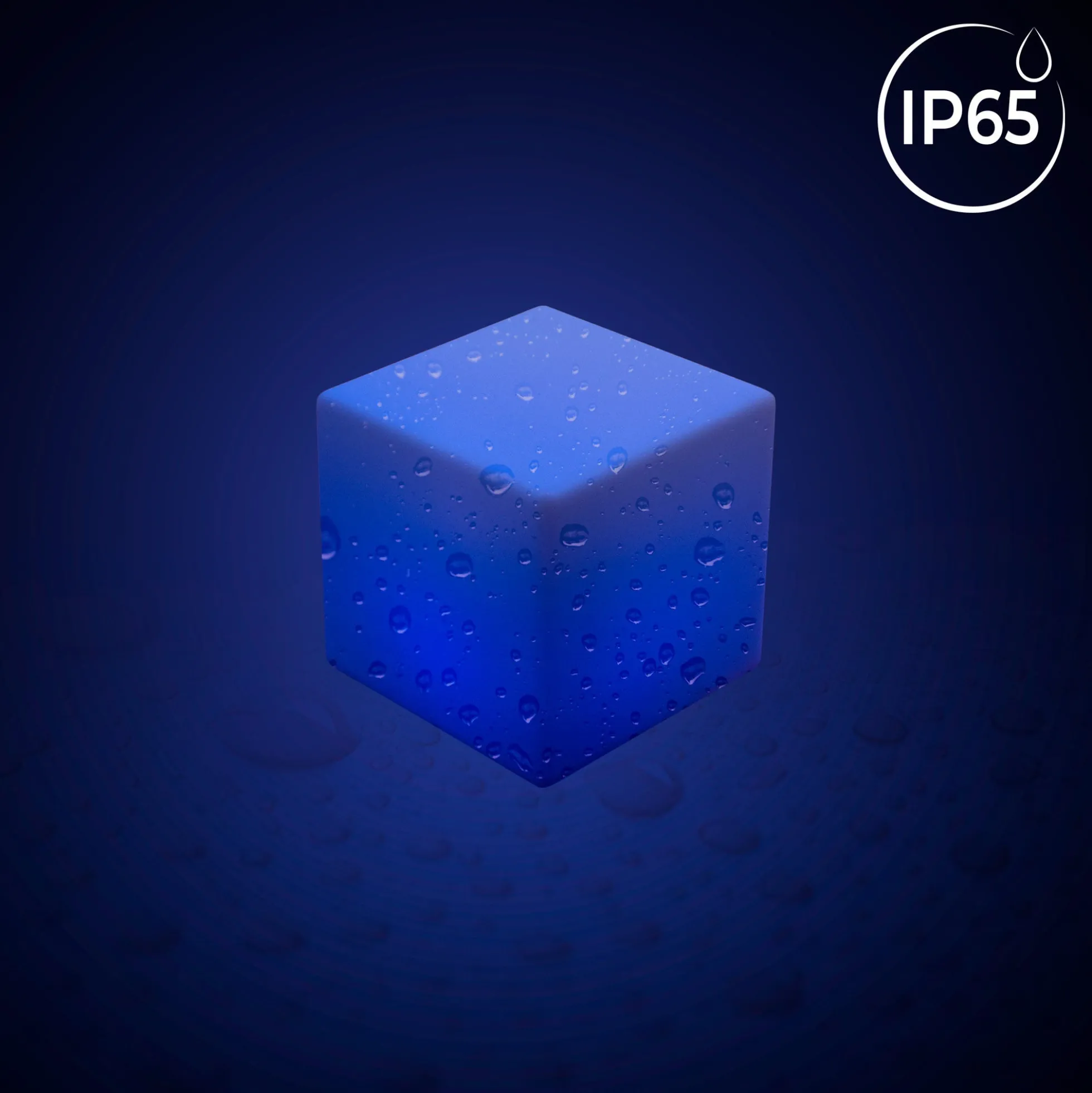 Cubo luminoso LED RGBW - 4W - Recargable