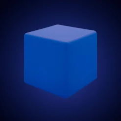 Cubo luminoso LED RGBW - 6W - Recargable