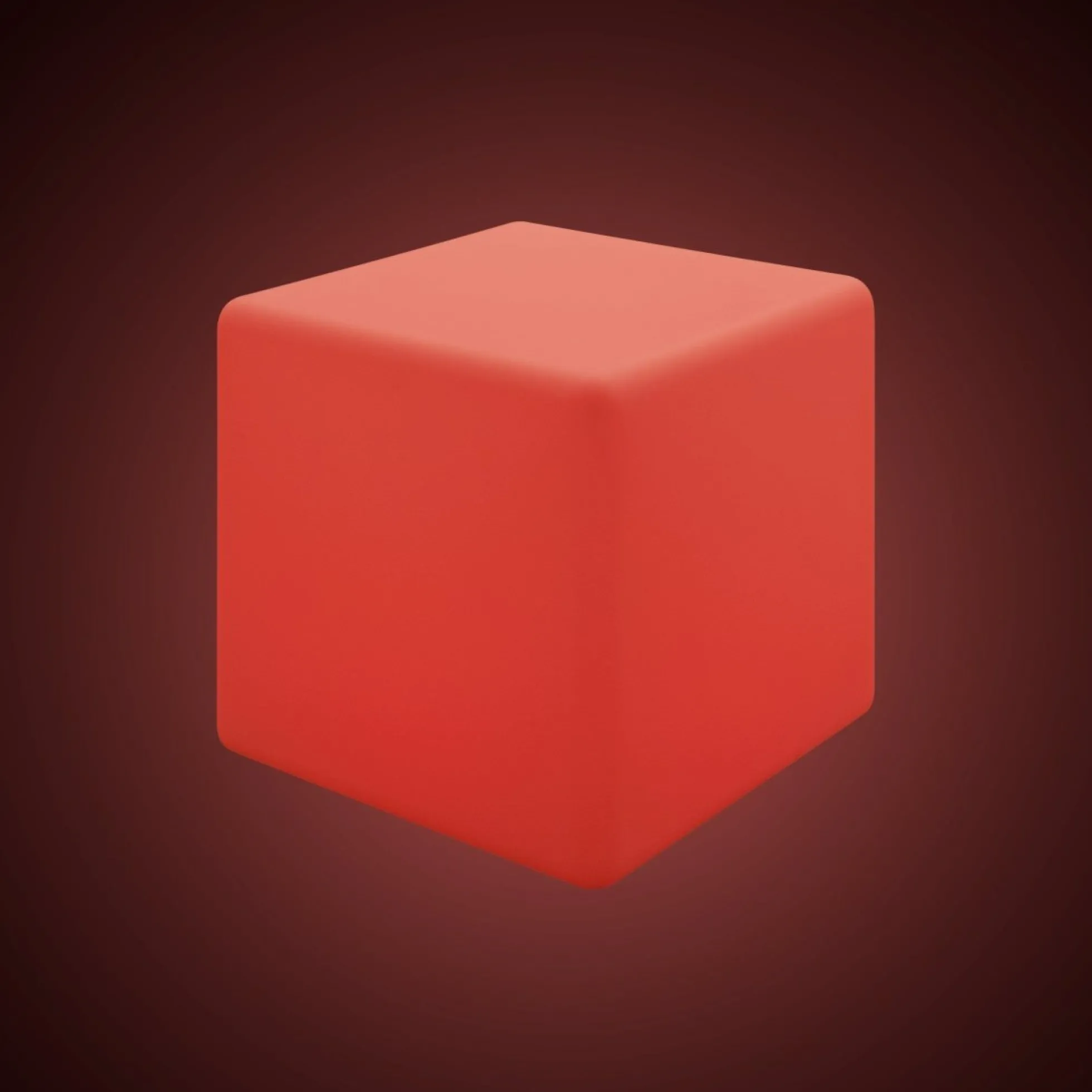 Cubo luminoso LED RGBW - 6W - Recargable