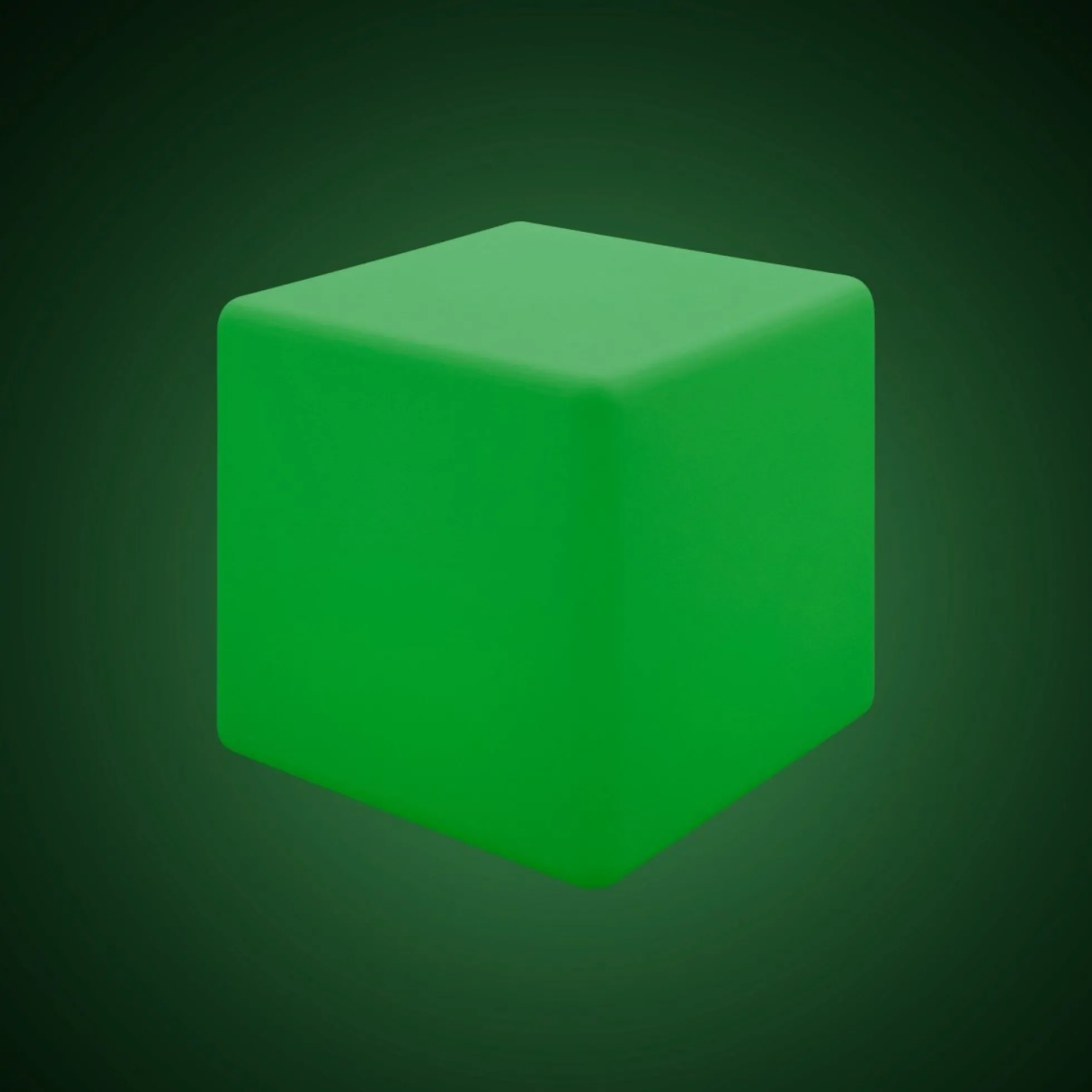 Cubo luminoso LED RGBW - 6W - Recargable