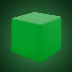 Cubo luminoso LED RGBW - 12W - Recargable