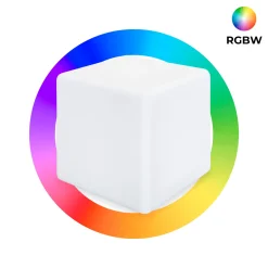 Cubo luminoso LED RGBW - 12W - Recargable