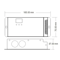 Decodificador DMX512 a SPI Pixel 5-24V DC - Controlador RF - SK-DSA