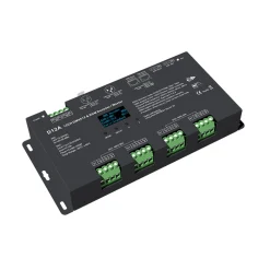 Decodificador DMX512 12-24V DC - 5A/canal - 12 Canales - Pantalla OLED